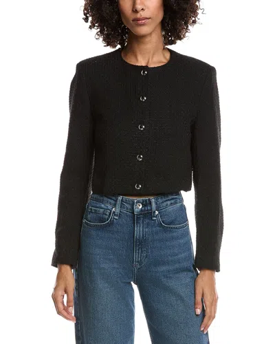 LYRA & CO LYRA & CO TWEED WOOL-BLEND JACKET