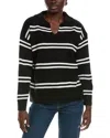 Lyra & Co V-neck Sweater In Black