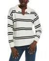 Lyra & Co V-neck Sweater In White