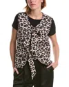Shop Lyra & Co Vest In Brown