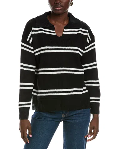 Lyra & Co V-neck Sweater In Black