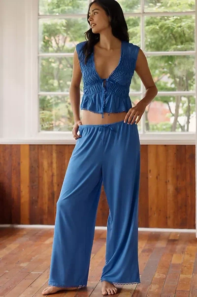Lyrebird Briar Wide Leg Pants In Blue