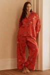 Lyrebird Cloud Flannel Pajama Pants In Multi