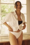 Lyrebird Cotton Blend Bikini Briefs In White