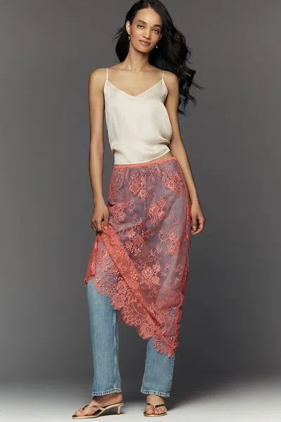 Lyrebird Delicate Lace Maxi Skirt In Multi