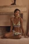 Lyrebird Embroidered Bralette In Purple