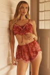 Lyrebird Embroidered Flowy Shorts In Multi