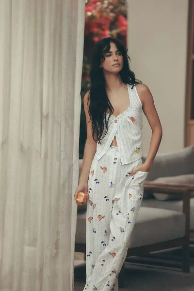 Lyrebird Isabella Pajama Pants In White