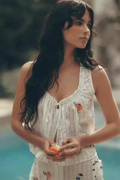 Lyrebird Isabella Swing Crop Cami In White