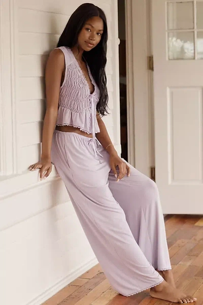 Lyrebird Modaluxe Briar Wide-leg Pants In Purple