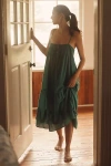 Lyrebird Nay Bellamy X  Midi Nap Dress In Green