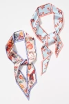 Lyrebird Printed Hair Scarf In Multi