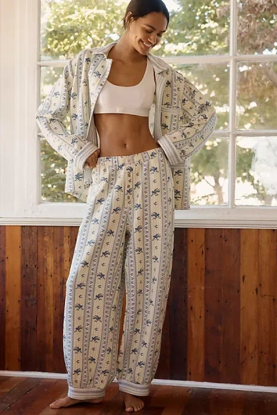 Lyrebird Quilted Knit Barrel Trousers