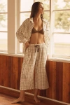 Lyrebird Relaxed Gaucho Pants In Neutral