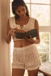 Lyrebird Ruched Bloomer Shorts In White