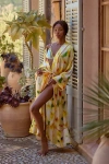 Lyrebird Satin Maxi Robe In Multi