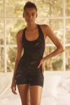Lyrebird Seamless Bodysuit In Black