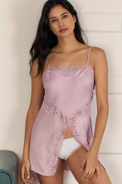 Lyrebird Silky Lace Fly Away Cami In Purple
