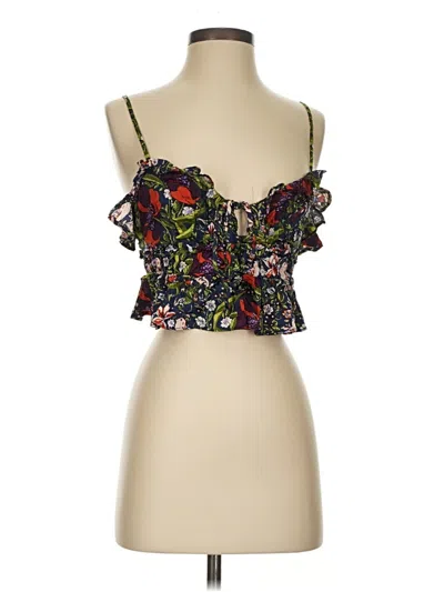Pre-owned Lyrebird Sleeveless Blouse In Black
