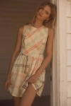 Lyrebird Sleeveless Plaid Nap Mini Dress In Multi