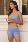 Lyrebird Textured Seamless Boyshorts In Purple