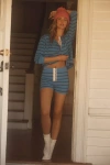 Lyrebird The Briar Button-front Shorts By  In Blue