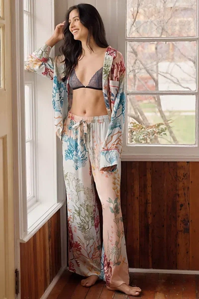 Lyrebird The  Silky Pajama Pants In Multi