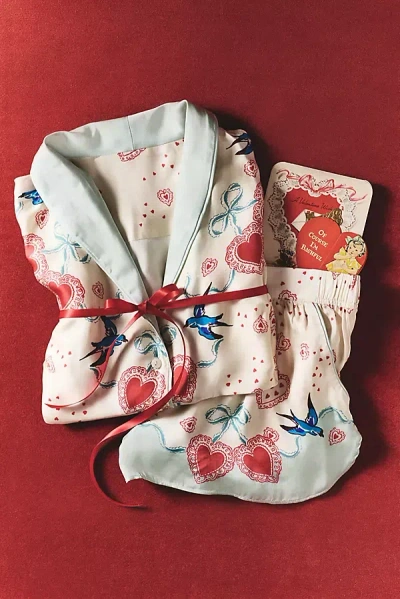 Lyrebird The  Silky Pajama Top In White