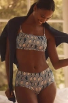 Lyrebird The  Skin Seamless Printed Briefs In Blue