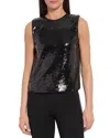 Lyssé Lysse Adaline Sequin Shell Top In Black