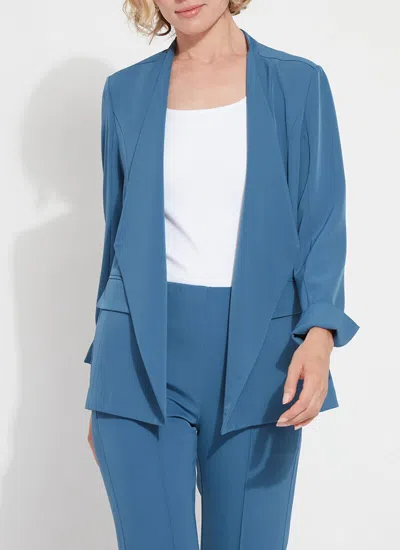 Lyssé Adeline Relaxed Blazer In Blue