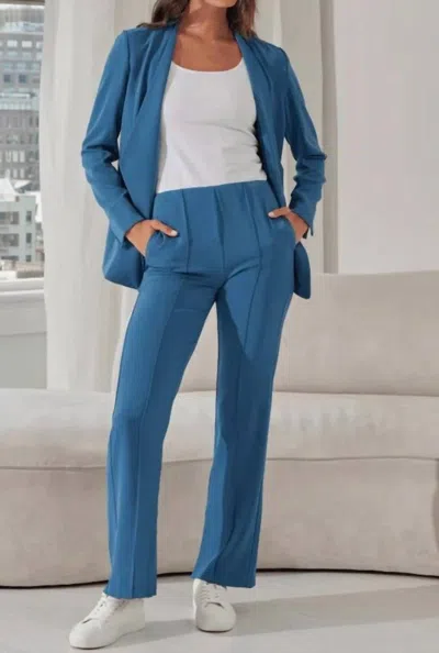 Lyssé Adeline Relaxed Fit Pant In Magnetic Blue