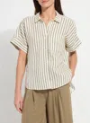 Lyssé Lysse Adley Stripe Linen Button-up Shirt