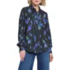 Lyssé Aitana Utility Pleat Button-up Shirt In Black