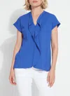 Lyssé Alessia Pullover Top In Blue