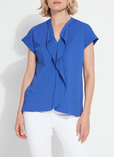 Lyssé Alessia Pullover Top In Blue