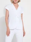 Lyssé Lysse Alessia Ruffle Top In White