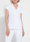Lyssé Lysse Alessia Ruffle Top In White
