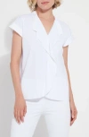 Lyssé Lysse Alessia Ruffle Top In White