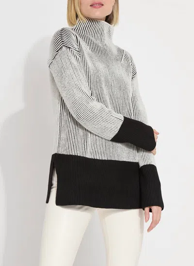 Lyssé Alia Cozy Rib Pullover In Black