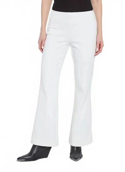 Lyssé Alma Hi Waist Cavalry Trouser In Snow White