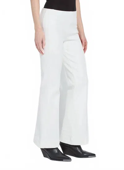 Lyssé Alma High Waist Cavalry Trouser In Snow White