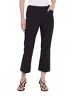 Lyssé Amanda Bootcut Crop Pant In Black In Black