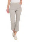 Lyssé Amanda Bootcut Crop Pant In Salty Chino In Gray