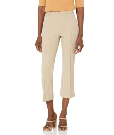 Lyssé Amanda Bootcut Crop Pant In Sharp Khaki In Multi