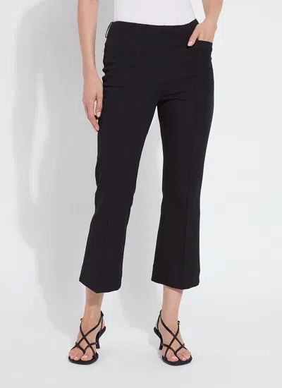 Lyssé Amanda Bootcut Crop W/pocket (25" Inseam) In Black