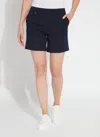 Lyssé Amanda Stretch Twill Short In True Navy In Blue