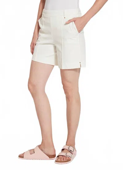 Lyssé Amanda Twill Shorts In Off White