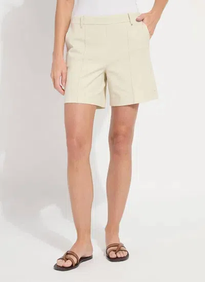 Lyssé Amanda Stretch Twill Short In Sleek Beige In Neutral
