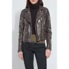 Lyssé Lysse Amelia Faux Suede Moto Jacket In Black